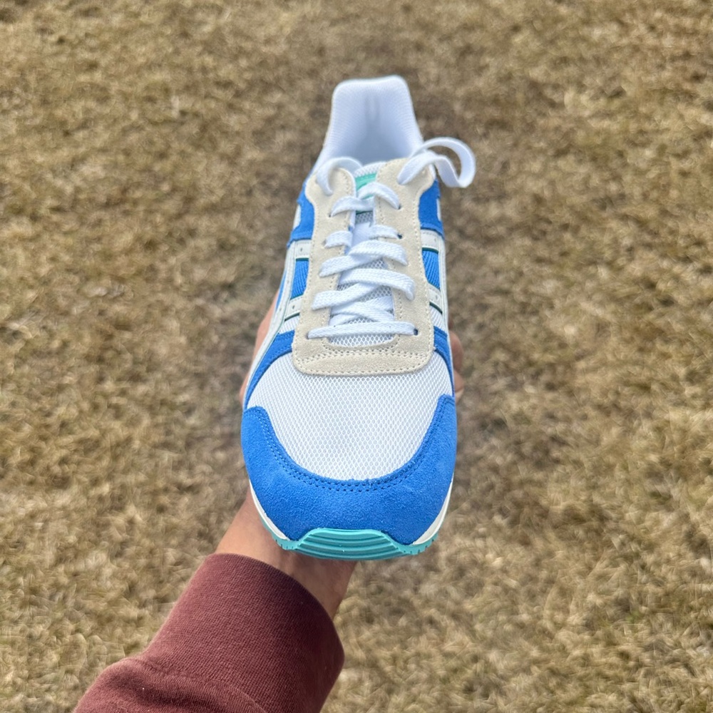 ASICS GT II Blue White & Cream Sneaker - Picture 2 of 5